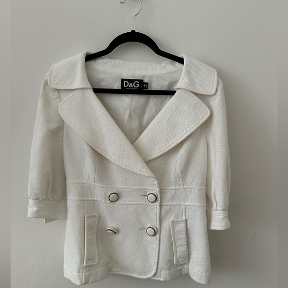 D&G summer blazer. No sizing. Fits like an M. Perfect condition. - Picture 1 of 4